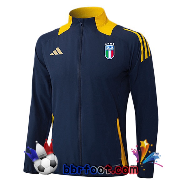 Veste Foot Italie Bleu Royal 2025/2026