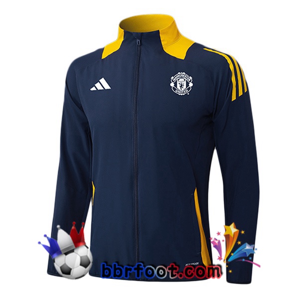 Veste Foot Manchester United Bleu Royal 2025/2026