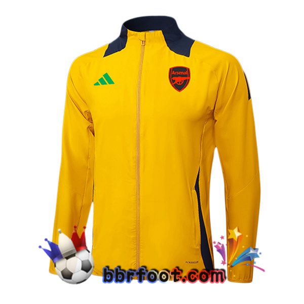 Veste Foot Arsenal Jaune 2025/2026