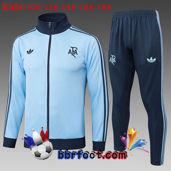 Survetement Foot - Veste Argentine Enfant Bleu 2025/2026