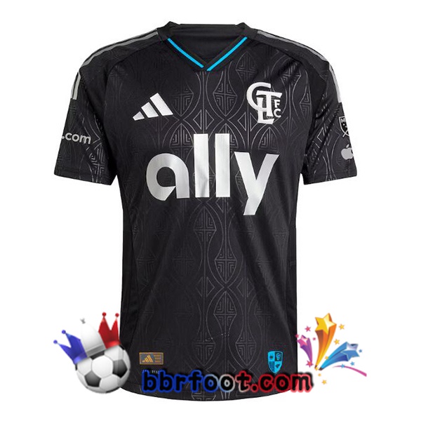 Maillot Foot Charlotte FC Exterieur Noir 2025/2026