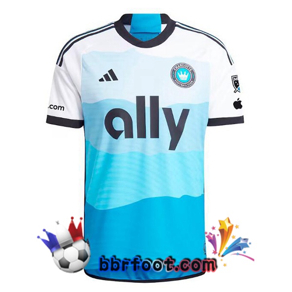 Maillot Foot Charlotte FC Domicile Bleu Blanc 2025/2026
