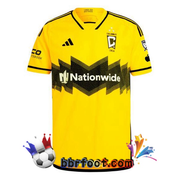 Maillot Foot Columbus Crew Domicile Jaune 2025/2026