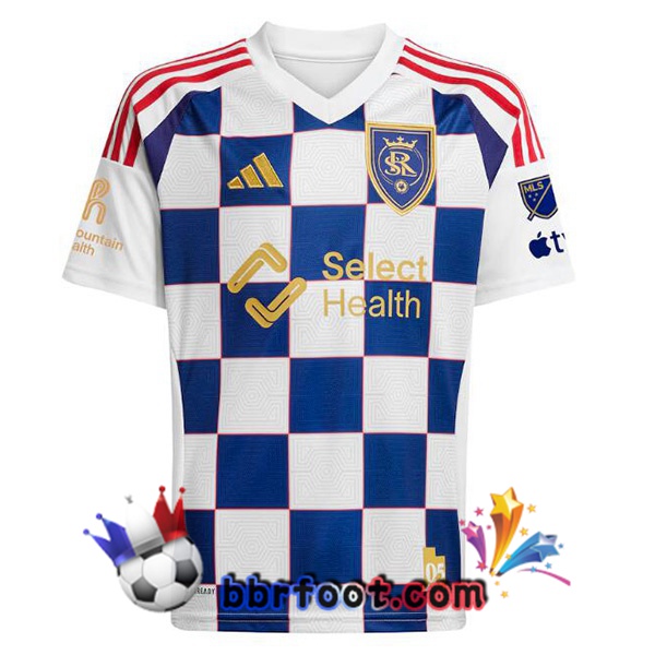 Maillot Foot Real Salt Lake Exterieur Bleu Blanc 2025/2026
