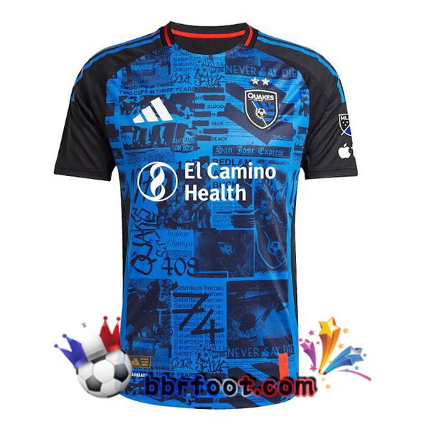 Maillot Foot San Jose Earthquakes Domicile Bleu 2025/2026