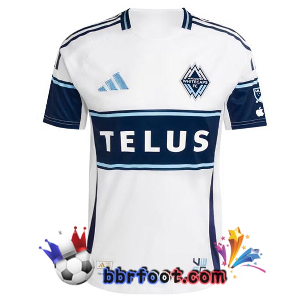 Maillot Foot Vancouver Whitecaps Domicile Blanc 2025/2026