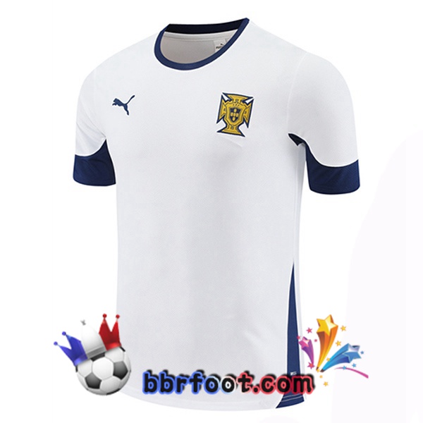 Training T-Shirts Portugal Blanc 2025/2026
