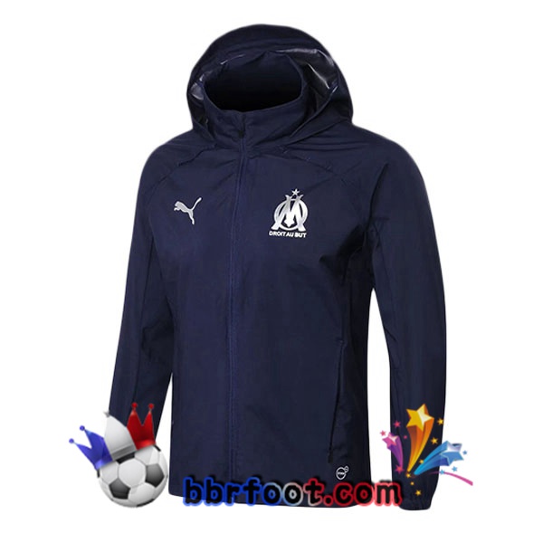Coupe Vent Marseille OM Bleu Royal 2025/2026