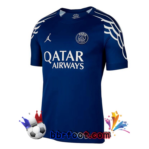 Maillot Foot Paris PSG Quatrieme Bleu Royal 2024/2025
