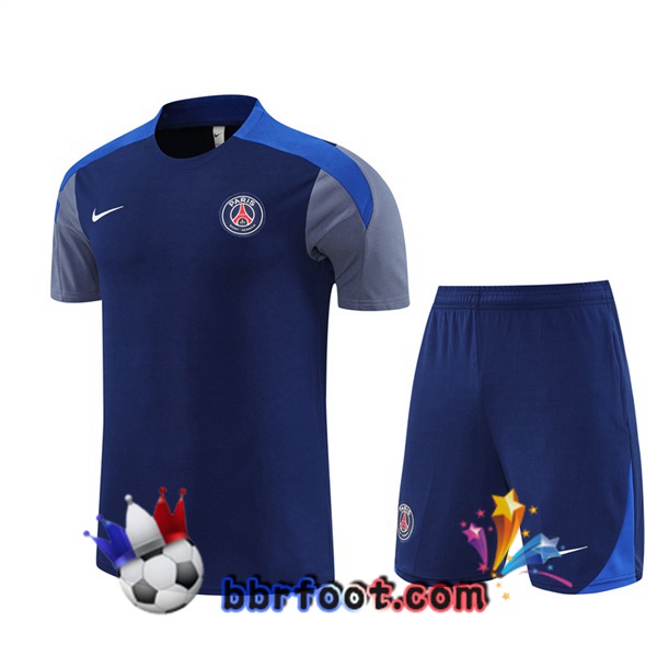 Ensemble Training T-Shirts Paris PSG + Shorts Noir 2025/2026