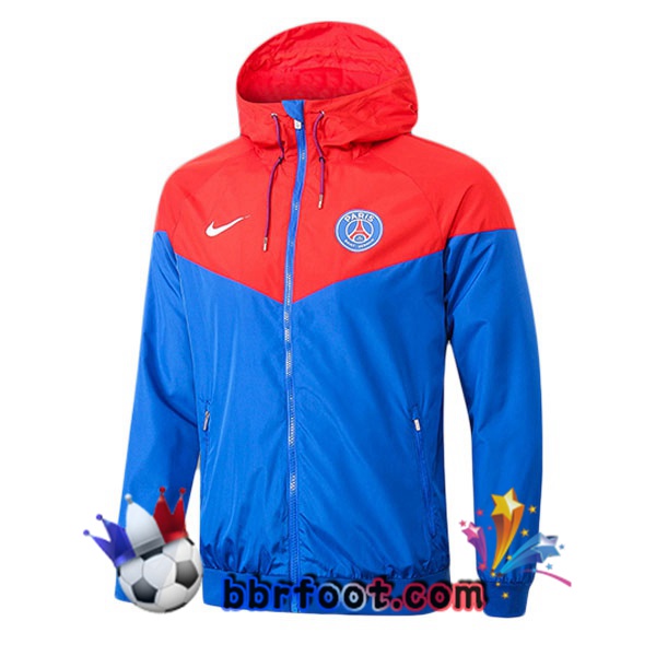 Coupe Vent Paris PSG Rouge Bleu 2025/2026