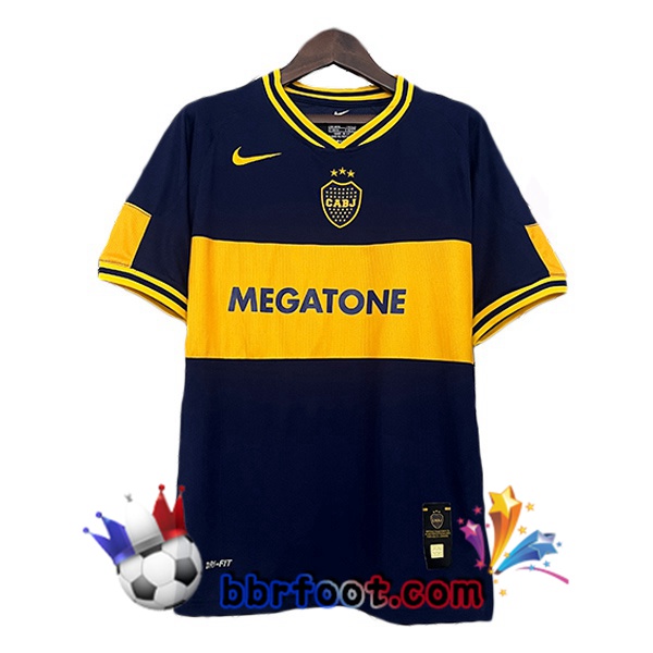 Maillot Foot Boca Juniors Retro Domicile Bleu Royal 2006-2007