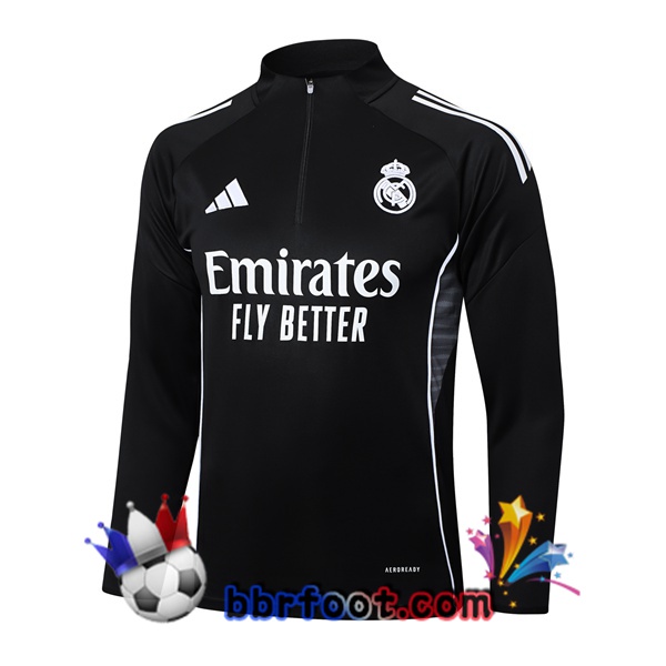 Sweatshirts Homme Real Madrid Noir 2025/2026