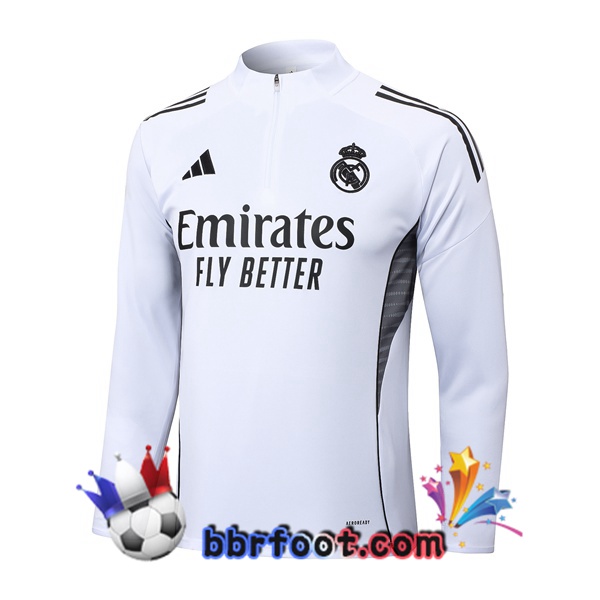Sweatshirts Homme Real Madrid Blanc 2025/2026