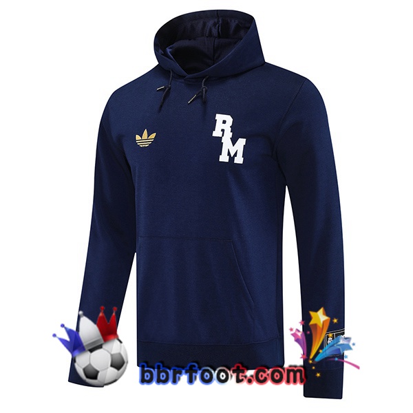 Sweat A Capuche Real Madrid Bleu Royal 2025/2026