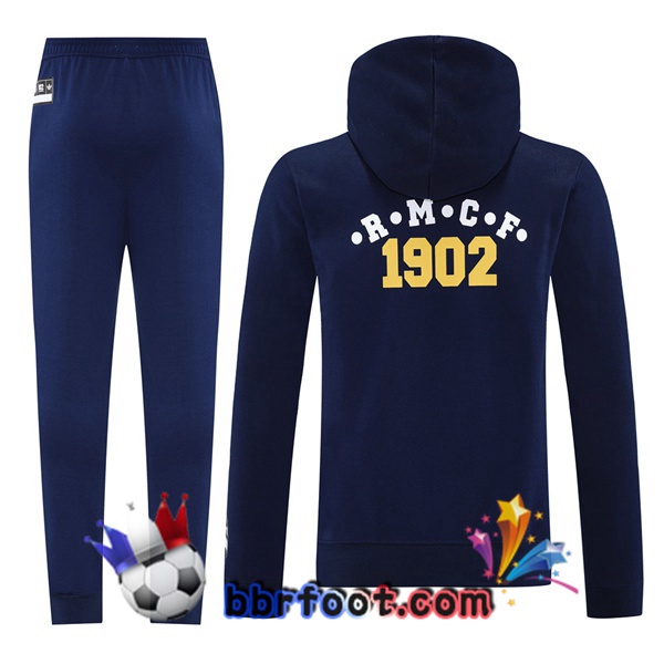 Survetement Foot - Sweat A Capuche Real Madrid Bleu Royal 2025/2026