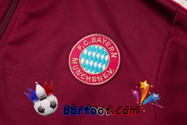 Survetement Foot - Veste Bayern Munich Rouge 2025/2026