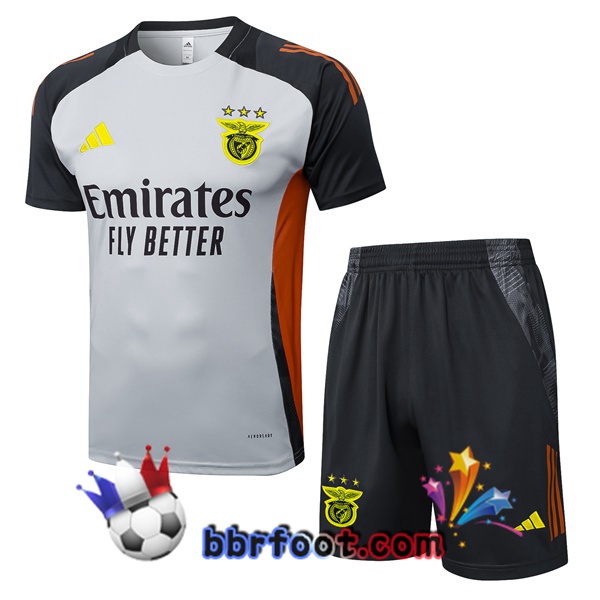 Ensemble Training T-Shirts S.L Benfica + Shorts Gris 2025/2026