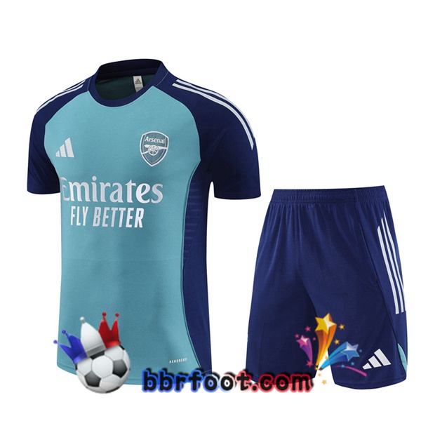 Ensemble Training T-Shirts Arsenal + Shorts Vert 2025/2026