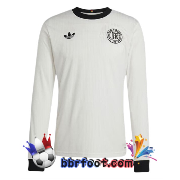 Maillots Equipe De Allemagne Édition 125e Anniversaire Manche Longue Blanc 2025/2026