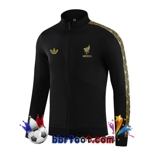Veste Foot Mexique Noir 2025/2026
