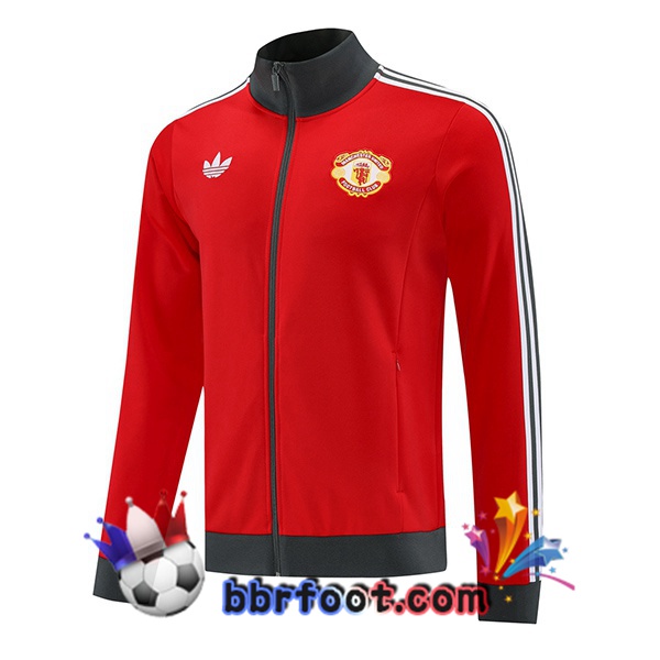 Veste Foot Manchester United Rouge 2025/2026