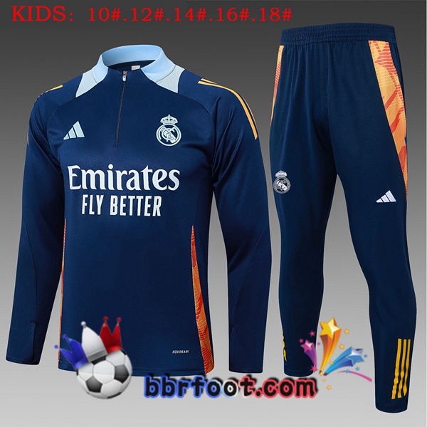 Survetement Foot Real Madrid Enfant Bleu Royal 2025/2026