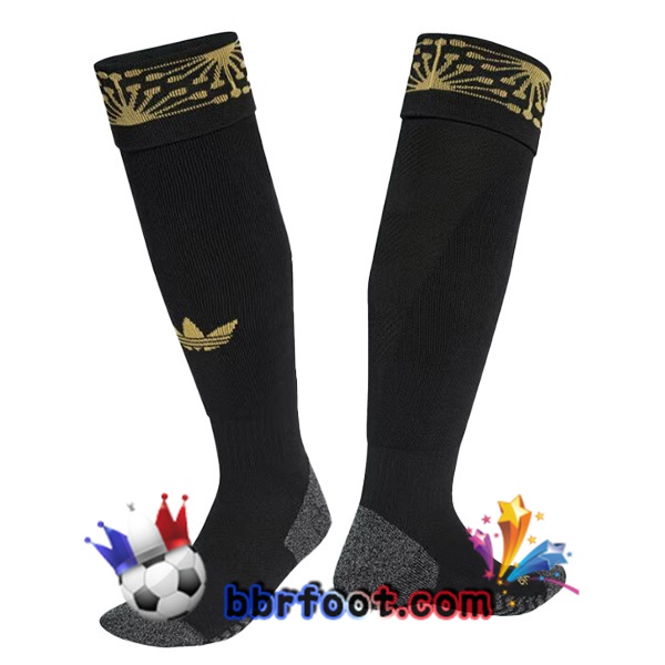 Chaussettes Foot Mexique Noir Jaune 2025/2026