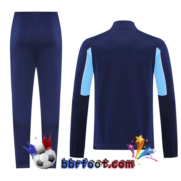 Survetement Foot - Veste Manchester City Bleu Royal 2025/2026