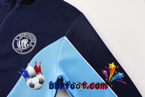 Survetement Foot - Veste Manchester City Bleu Royal 2025/2026