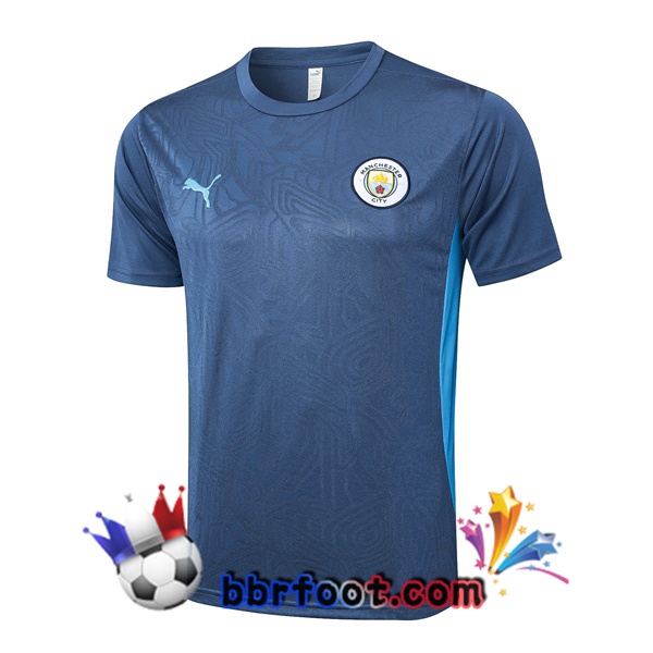 Training T-Shirts Manchester City Bleu Royal 2025/2026