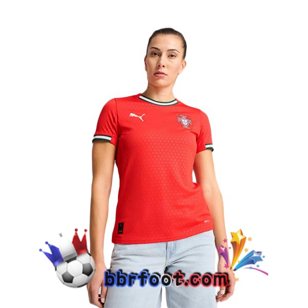 Maillots Equipe De Portugal Femme Domicile Rouge 2025/2026