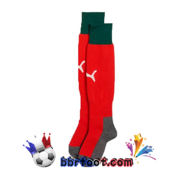 Chaussettes Foot Portugal Domicile Rouge 2025/2026