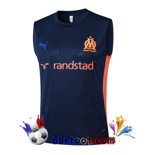 Gilet Foot Marseille OM Bleu Royal 2025/2026