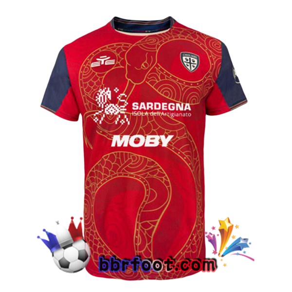 Maillot Foot Cagliari Calcio Édition Spéciale Rouge 2024/2025