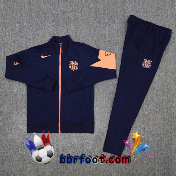 Survetement Foot - Veste FC Barcelone Bleu Royal 2025/2026