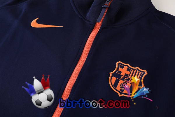 Survetement Foot - Veste FC Barcelone Bleu Royal 2025/2026