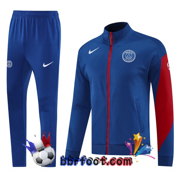 Survetement Foot - Veste Paris PSG Bleu 2025/2026