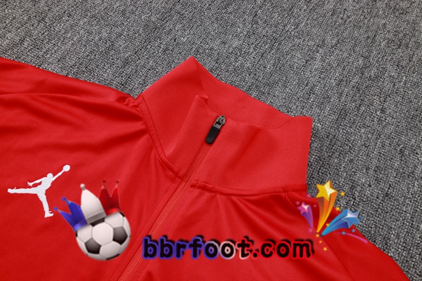 Survetement Foot - Veste Jordan Paris PSG Rouge 2025/2026