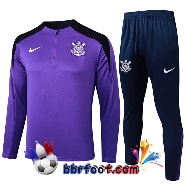 Survetement Foot Corinthians Pourpre 2025/2026 Survetement Foot Corinthians Pourpre 2025/2026