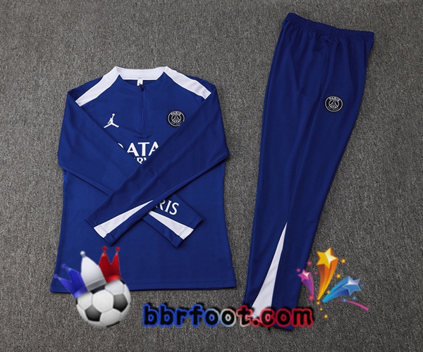 Survetement Foot Jordan Paris PSG Bleu 2025/2026
