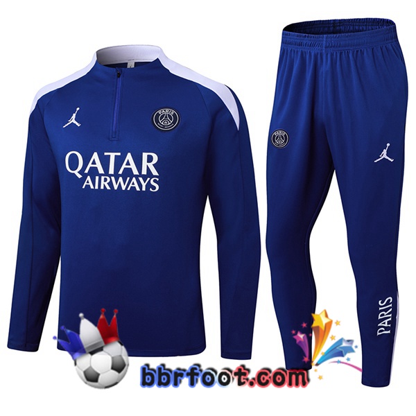 Survetement Foot Jordan Paris PSG Bleu 2025/2026
