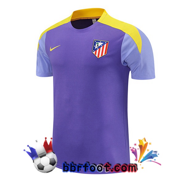Training T-Shirts Atletico Madrid Pourpre 2025/2026