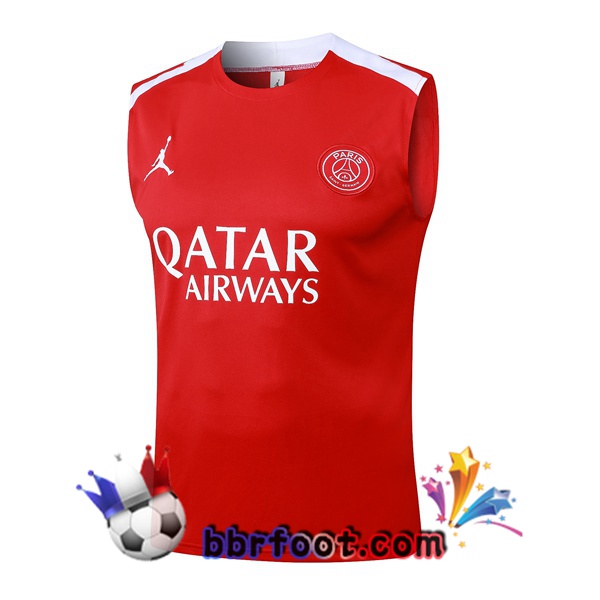 Gilet Foot Jordan Paris PSG Rouge 2025/2026