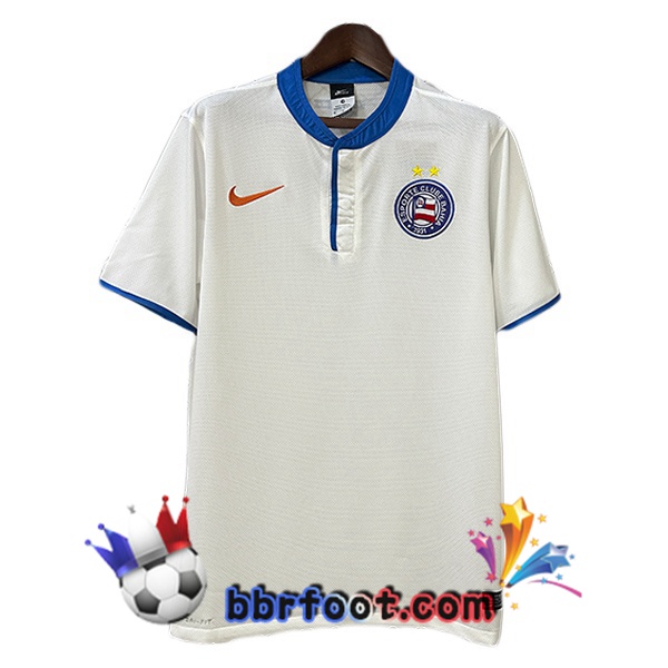 Maillot Foot EC Bahia Retro Domicile Blanc 2013-2014