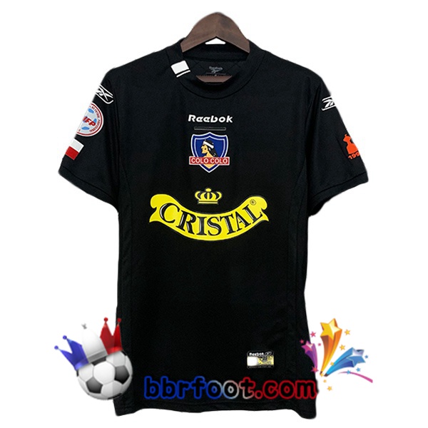Maillot Foot Colo-Colo Retro Exterieur Noir 2004