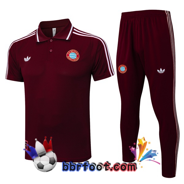 Polo Foot Bayern Munich + Pantalon Marron 2025/2026