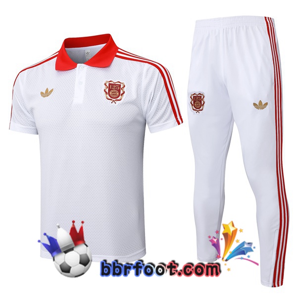 Polo Foot Bayern Munich + Pantalon Blanc 2025/2026