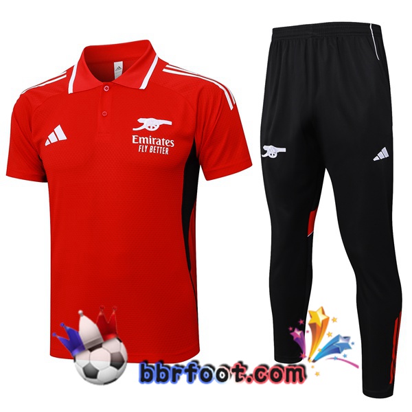 Polo Foot Arsenal + Pantalon Rouge 2025/2026