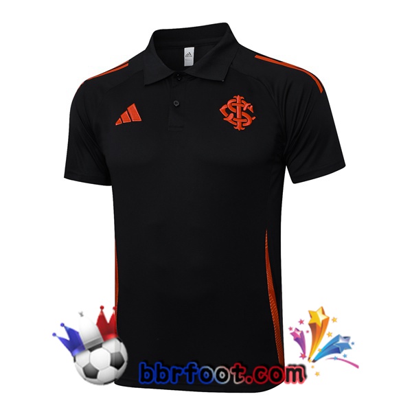 Polo Foot SC Internacional Noir 2025/2026